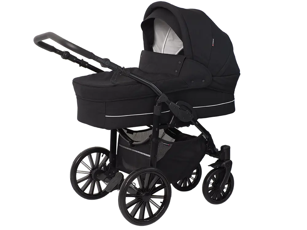Sort Nordic Lux Dusty Black - Basson Barnevogne  - 5904906060500